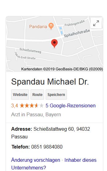 werbung google passai spandau